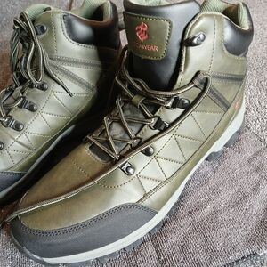 Rocawear Olive Green High-Top Boots Size 13 - Insane Urban Streetwear Steal!